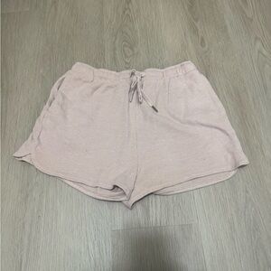 Women's Pink Drawstring Shorts